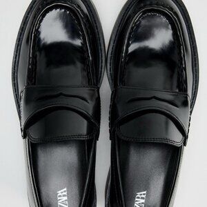 Zara black loafers Fall 2024